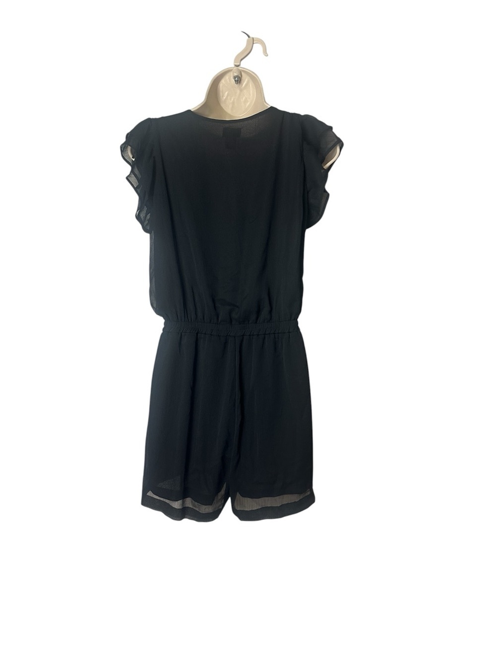 H&M Black Ruffle V-Neck Romper - Picture 2 of 3